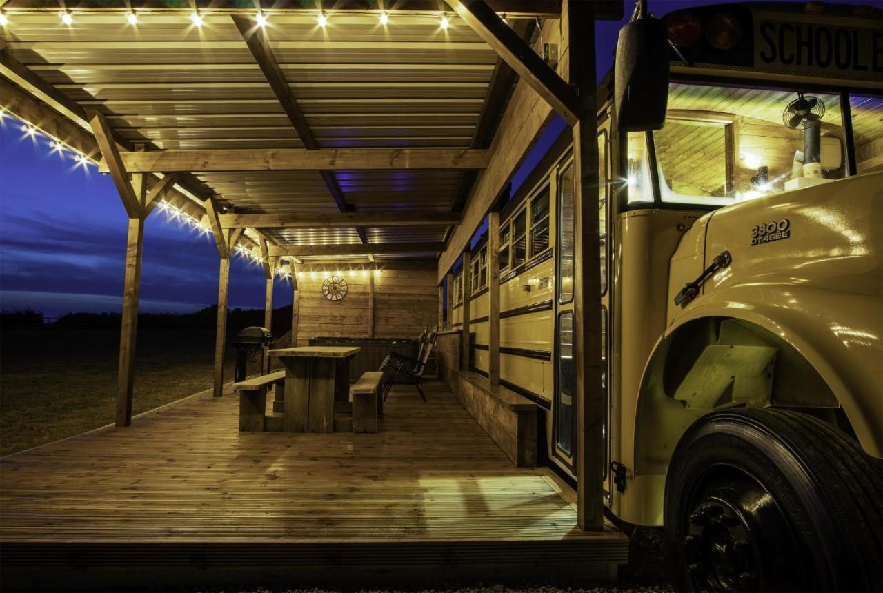 American School Bus - 1 Bedroom - Blossom Farm - Tiers Cross Johnston Exterior foto